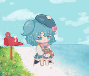 chibi with bg